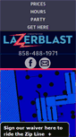 Mobile Screenshot of lazerblastarcade.com